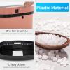 imageKitchen Trash Can with Lid 13 Gallon Automatic Garbage Can for Bathroom Bedroom Home Office 50 Liter Touch Free HighCapacity Brushed Stainless Steel Waste BinPink