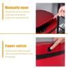 imageKitchen Trash Can with Lid 13 Gallon Automatic Garbage Can for Bathroom Bedroom Home Office 50 Liter Touch Free HighCapacity Brushed Stainless Steel Waste BinRed