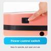 imageKitchen Trash Can with Lid 13 Gallon Automatic Garbage Can for Bathroom Bedroom Home Office 50 Liter Touch Free HighCapacity Brushed Stainless Steel Waste BinPink