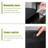 imageKitchen Trash Can with Lid 13 Gallon Automatic Garbage Can for Bathroom Bedroom Home Office 50 Liter Touch Free HighCapacity Brushed Stainless Steel Waste BinBlack