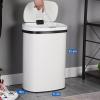 imageKitchen Trash Can with Lid 13 Gallon Automatic Garbage Can for Bathroom Bedroom Home Office 50 Liter Touch Free HighCapacity Brushed Stainless Steel Waste BinStainless Steel