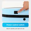 imageKitchen Trash Can with Lid 13 Gallon Automatic Garbage Can for Bathroom Bedroom Home Office 50 Liter Touch Free HighCapacity Brushed Stainless Steel Waste BinBlue