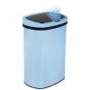 imageKitchen Trash Can with Lid 13 Gallon Automatic Garbage Can for Bathroom Bedroom Home Office 50 Liter Touch Free HighCapacity Brushed Stainless Steel Waste BinBlue