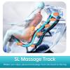 imageMassage ChairFull Body Zero Gravity SL Track Massage Chair Recliner Chair with Smart Large Screen Bluetooth Speaker Builtin Heat Therapy Foot Roller Air Massage System for Home Office GreyGrey