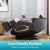 imageMassage ChairFull Body Zero Gravity SL Track Massage Chair Recliner Chair with Smart Large Screen Bluetooth Speaker Builtin Heat Therapy Foot Roller Air Massage System for Home Office GreyGrey