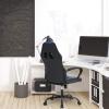 imageOffice Chair PC Gaming Chair Cheap Desk Chair Ergonomic PU Leather Executive Computer Chair Lumbar Support for Women Men BlackBlue