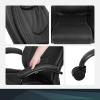 imageOffice Chairs for Heavy People Big and Tall 500lbs Wide Seat Ergonomic PU Leather Desk Chair Adjustable Rolling Swivel Executive Computer Chair with Lumbar Support Headrest Task Chair Black