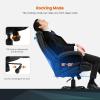 imageOffice Chairs for Heavy People Big and Tall 500lbs Wide Seat Ergonomic PU Leather Desk Chair Adjustable Rolling Swivel Executive Computer Chair with Lumbar Support Headrest Task Chair Black