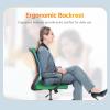imageOffice Computer Mesh Chair Ergonomic Mid Back Swivel Rolling Desk Chair with Armrest Height Adjustable Lumbar Support x BlackGreen