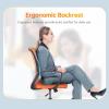 imageOffice Computer Mesh Chair Ergonomic Mid Back Swivel Rolling Desk Chair with Armrest Height Adjustable Lumbar Support x BlackOrange