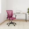 imageOffice Computer Mesh Chair Ergonomic Mid Back Swivel Rolling Desk Chair with Armrest Height Adjustable Lumbar Support x BlackPink