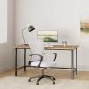 imageOffice Computer Mesh Chair Ergonomic Mid Back Swivel Rolling Desk Chair with Armrest Height Adjustable Lumbar Support x BlackWhite