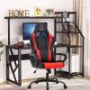 imagePC Gaming Chair Big and Tall Office Chair 400lbs Wide Seat Racing Computer Chair Executive Task Rolling Swivel Adjustable Ergonomic Desk Chair with Lumbar Support Headrest Armrest for AdultsRed