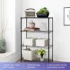 imagePayLessHere  6Tier Wire Shelf with Wheels  48quotx18quotx82quot  Chrome  Adjustable Racks  HeavyDuty Storage Shelves Holds Upto 510 lbs  RustResistant NoTool Assembly  for Home Garage ShelvingBlack