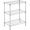 imagePayLessHere  6Tier Wire Shelf with Wheels  48quotx18quotx82quot  Chrome  Adjustable Racks  HeavyDuty Storage Shelves Holds Upto 510 lbs  RustResistant NoTool Assembly  for Home Garage ShelvingChrome