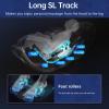 imageSLTrack Massage Chair Zero Gravity Full Body Electric Shiatsu Massage Chair Recliner with Builtin Heat Foot Roller Air Massage System Stretch Vibrating Audio for Home OfficeBlack