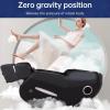 imageSLTrack Massage Chair Zero Gravity Full Body Electric Shiatsu Massage Chair Recliner with Builtin Heat Foot Roller Air Massage System Stretch Vibrating Audio for Home OfficeBlack