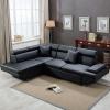 imageSofa Sectional Sofa 2 Piece Modern Contemporary for Living Room Futon Sofa Bed Couches and Sofas Sleeper Sofa Modern Sofa Corner Sofa Faux Leather QueenBlack