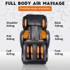 imageZero Gravity Full Body Electric Shiatsu Massage Chair Recliner with Foot Roller Airbag Massage System Stretch VibratingBlack