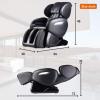 imageZero Gravity Full Body Electric Shiatsu Massage Chair Recliner with Foot Roller Airbag Massage System Stretch VibratingBlack