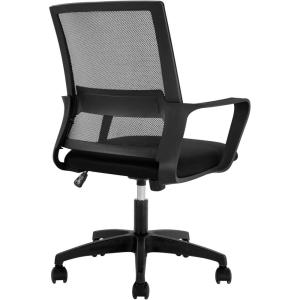 imageBestOffice Desk Chair for Office which is Ergonomically Made with Cushion Armrest ampamp Lumbar Support Nylon BlackBlack