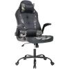 imageBestOffice PC Gaming Chair Ergonomic Office Chair Desk Chair with Lumbar Support Flip Up Arms Headrest PU Leather Executive High Back Computer Chair for Adults Women Men WhiteCamo