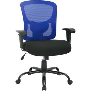 imageBestOffice Big and Tall Office Chair 500lbs Desk Chair Mesh Computer Chair with Lumbar Support Wide Seat High Back Task Executive Ergonomic Chair for Home Office BlackBlue