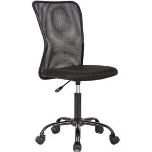 imageBestOffice Ergonomic Office Chair Desk Chair Mesh Computer Chair Armless Back Support Modern Executive Rolling Swivel Chair with Lumbar SupportBlackBlack