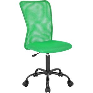 imageBestOffice Ergonomic Office Chair Desk Chair Mesh Computer Chair Armless Back Support Modern Executive Rolling Swivel Chair with Lumbar SupportBlackGreen