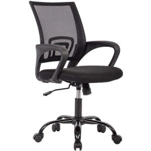imageBestOffice Office Chair Ergonomic Cheap Desk Chair Mesh Computer Chair Lumbar Support Modern Executive Adjustable Stool Rolling Swivel Chair for Back Pain BlackBlack