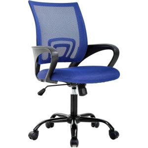 imageBestOffice Office Chair Ergonomic Cheap Desk Chair Mesh Computer Chair Lumbar Support Modern Executive Adjustable Stool Rolling Swivel Chair for Back Pain BlackBlue