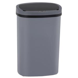 imageKitchen Trash Can with Lid 13 Gallon Automatic Garbage Can for Bathroom Bedroom Home Office 50 Liter Touch Free HighCapacity Brushed Stainless Steel Waste BinGray