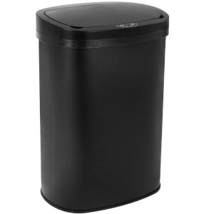 imageKitchen Trash Can with Lid 13 Gallon Automatic Garbage Can for Bathroom Bedroom Home Office 50 Liter Touch Free HighCapacity Brushed Stainless Steel Waste BinStainless Steel