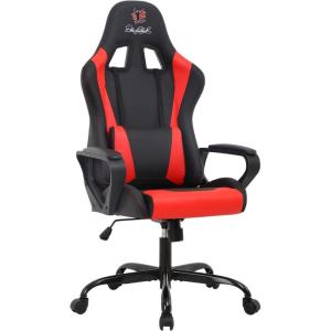 imagePC Gaming Chair Big and Tall Office Chair 400lbs Wide Seat Racing Computer Chair Executive Task Rolling Swivel Adjustable Ergonomic Desk Chair with Lumbar Support Headrest Armrest for AdultsRed