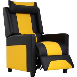 imageRecliner Chair Gaming Recliner Gaming Chairs for Adults Video Game Chairs Couch Gamer Chair Reclining Home Movie Theater Seating Sofa Single Living Room Furniture Seat Comfortable