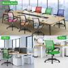 imageBestOffice  Ergonomic Office Chair  MidBack Swivel Desk Chair  Breathable Backrest ampamp Lumbar Support  Adjustable Height  Sponge Seat  Rolling Wheels  Black  for Adults ampamp WomenGreen