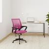 imageBestOffice  Ergonomic Office Chair  MidBack Swivel Desk Chair  Breathable Backrest ampamp Lumbar Support  Adjustable Height  Sponge Seat  Rolling Wheels  Black  for Adults ampamp WomenPink