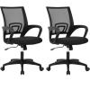 imageBestOffice  Ergonomic Office Chair  MidBack Swivel Desk Chair  Breathable Backrest ampamp Lumbar Support  Adjustable Height  Sponge Seat  Rolling Wheels  Black  for Adults ampamp WomenBlack