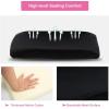 imageBestOffice  Ergonomic Office Chair  MidBack Swivel Desk Chair  Breathable Backrest ampamp Lumbar Support  Adjustable Height  Sponge Seat  Rolling Wheels  Black  for Adults ampamp WomenPink