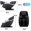 imageFull Body Massage Chair Zero Gravity Shiatsu Chair Recliner with Six Programs and Heat Massage ChairBlack