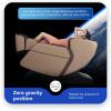 imageSL Track Full Body Massage Chair Recliner with Zero Gravity Airbag Massage Chair Bluetooth Speaker Foot Roller USB ChargerBlackBrownBrown